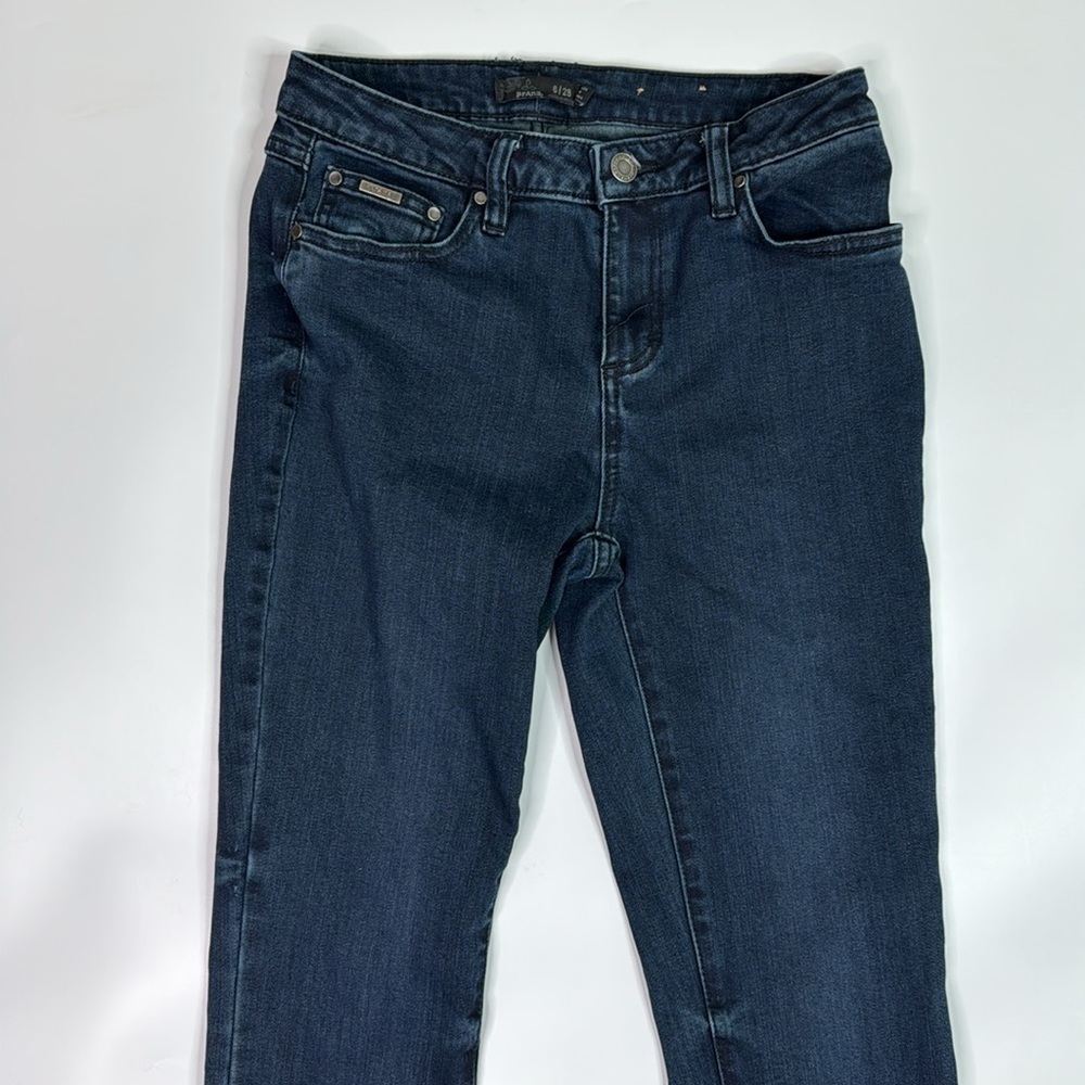 Prana 1961821 Sienna Organic Cotton Dark Wash Denim Jeans Size 6/28 - Picture 2 of 11